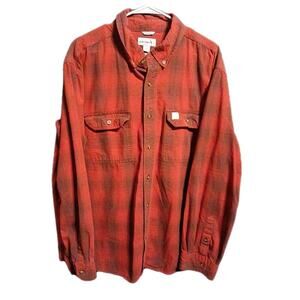 Carhartt Men's Relaxed Fit Flannel Shirt 2XL A25